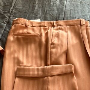 Striped Peach Trousers